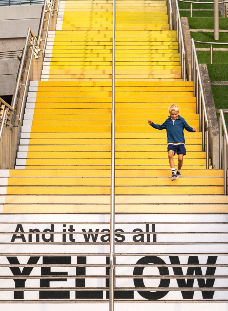 Pantone marks 25 years of Coldplay’s ‘yellow’ with Wembley installation
