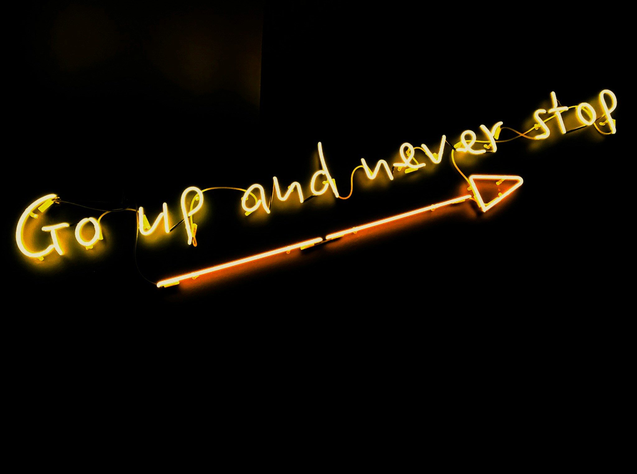 Go up and never stop photo by Fab Lentz